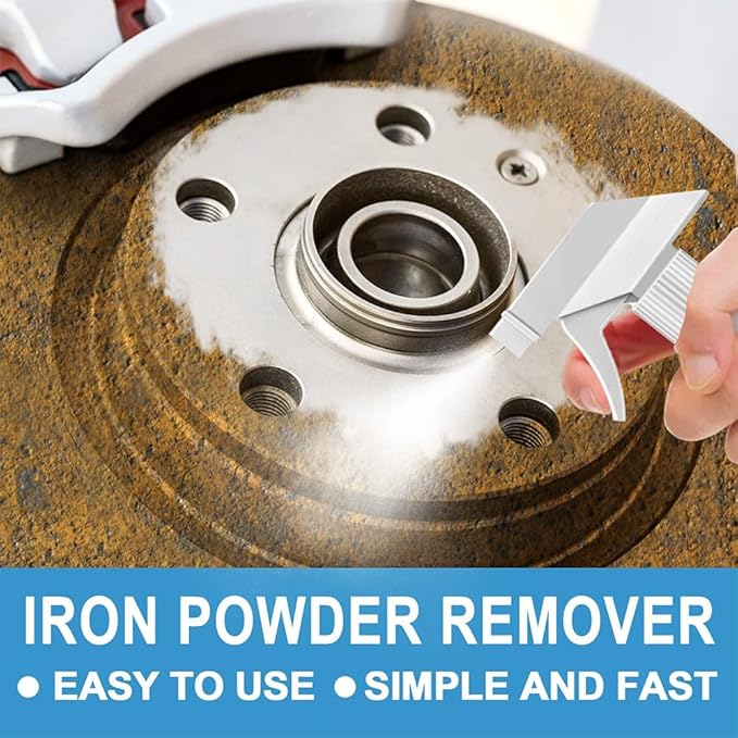 Car Rust &amp Iron Particle Remover Spray Fast Acting Heavy Duty Metal Cleaner Rust Remover Spray for Removing Rust and Iron Particles From Cars Tools Bolts &amp More Remover (2)