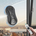 Smart Glass Cleaner Robot - Window Cleaning Machine With Automatic Water Spray Strong Suction Remote Control for Windows Glass Doors Tiles (Black)