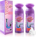 Foaming Drain Cleaner Sink Drain Cleaner and Deodorizer for Kitchen Sinks Shower Drains Tubs (Lavender 2pcs)