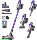 SMOTURE Cordless Vacuum Cleaner 650W 55KPA 70Mins Vacuum Cleaners for Home Cordless Stick Vacuum with LED Touch Screen Anti-Tangle Wireless Vacuum Handheld Vacuum for Pet Hair/Carpet/Floor