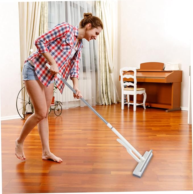 ERINGOGO Small Self Squeeze Mop for Mini Household Cleaning Tool for Tiles Glass and Floors Lightweight Easy to Use Promotes Cleaning Skills