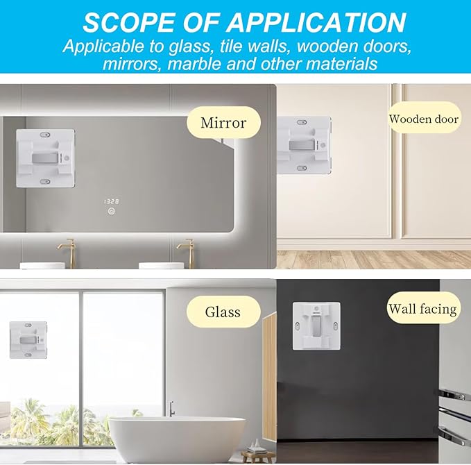Wet Rub Window Cleaning MachineFour-Way Four-Nozzle Atomizing Water Spray5600Pa Window Cleaner Robotfor Most Glass MaterialsWhite