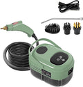 Handheld Steam Cleaner 1500W High Temperature Steam Cleaner with 1.1L Large Water Tank and 3 Brush Heads 6-gears Adjustable and 15 Seconds Fast Heating for Home Us