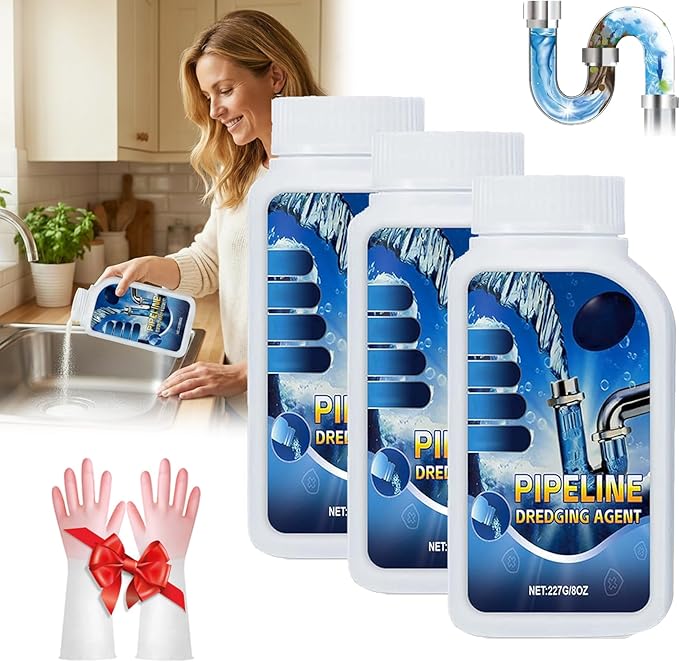 High-Efficiency Pipeline Dredging Agent &amp Drain Clog Remover Sink Drain and Pipeline Dredging Agent Quick Clean Drains Clog Remover