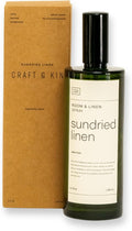 Craft &amp Kin Sundried Linen Room Spray for Bedding 6.76 oz Pillow Spray Long-Lasting Room Freshener Soothing Aroma Mist for Home &amp Washroom