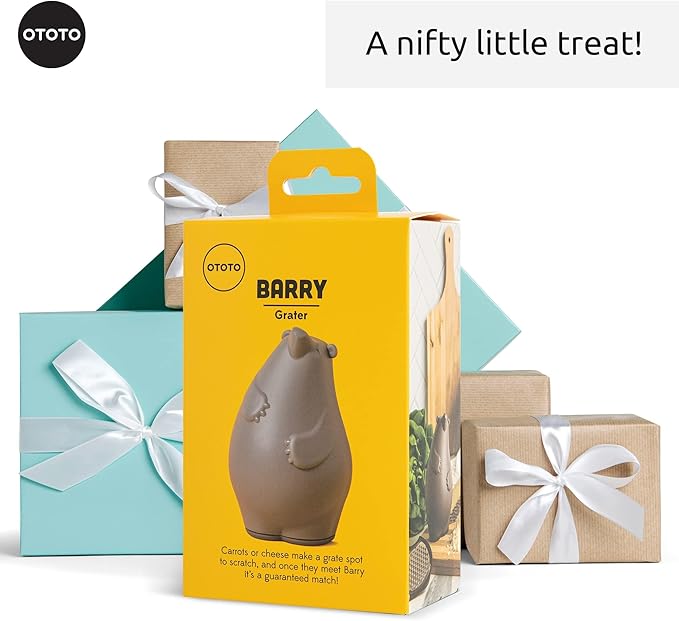 OTOTO Bundle of 2 Dracowave Dragon Microwave Cleaner + Barry Bear Grater Cute Kitchen Gadgets Cute Gifts