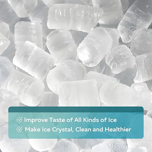 EUHOMY Ice Maker Cleaner &amp Descaler | 24 Use &amp Individually Packed | Ice Machine Cleaner with Organic Citric Acid Descaling Powder Ideal for All Brands
