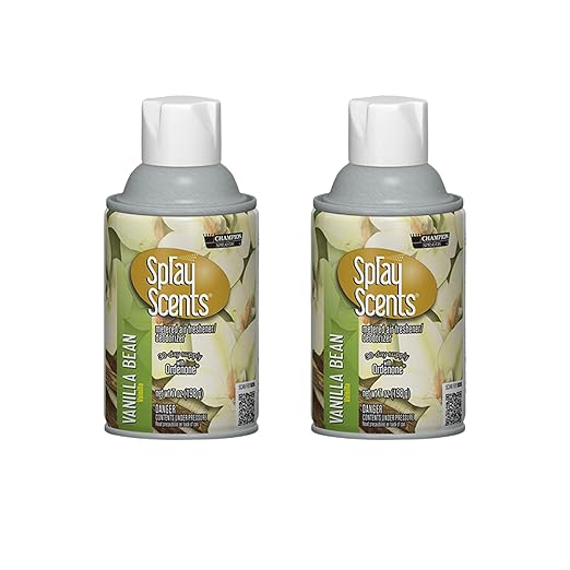 Champion Sprayon SprayScents Vanilla Bean net 7 oz.. Count 2