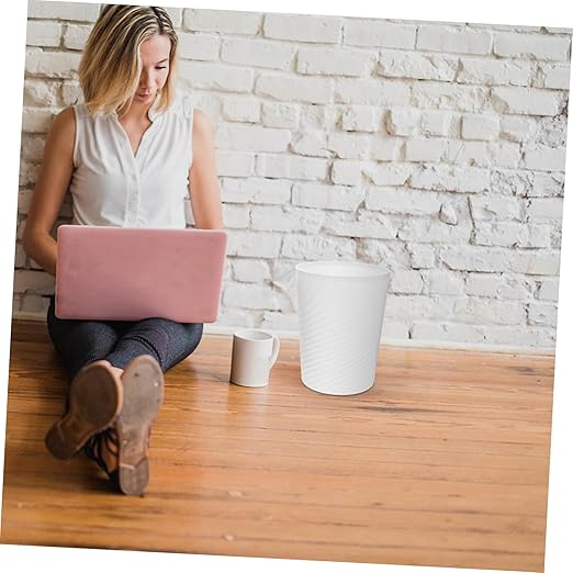 Alipis 2pcs Nordic Style Open Trash Can Small Household Wastebasket for Kitchen Bathroom Office Versatile Rubbish Bin and Easy to Use and Clean