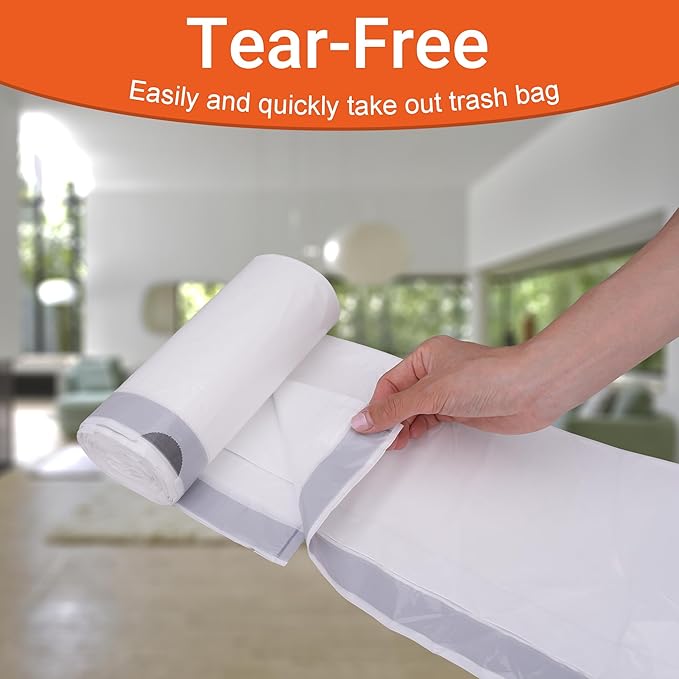 Code M 200 Count Heavy Duty Trash Bags with Reinforced Drawstring Compatible with simpIehuman Code M 8-12 Gallon 1.2 Mil Thick Heavy Duty Quality Drawstring Garbage Liners GRAND SAVE!