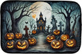 Caroline's Treasures DAC2215DDM Graveyard Spooky Halloween Dish Drying Mat Absorbent Dish Drying Mat Pad for Kitchen Counter Dish Drainer Mat for Countertop 14 x 21 Multicolor