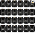 Scented Candle Set 24 PackBlack Candle for Home Scented Odor Eliminating Stress Relief Long Lasting Soy Wax Gift Set
