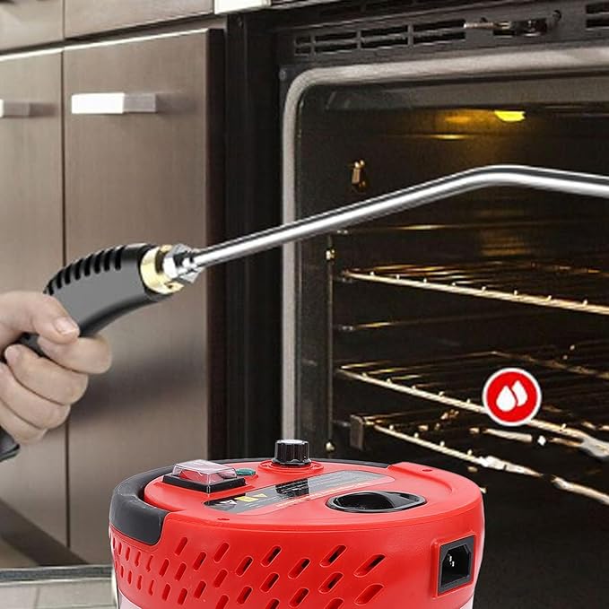 2500W Handheld Steam Cleaner High Pressure 5.5 BAR1400ml Large TankPortable Steamer for HomeKitchenCar FurnitureMattressBathroom CleaningHeat Proof Gloves Included