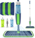 Spray Wet Mops for Hardwood Floor Cleaning: MEXERRIS Floor Mop with 5 Washable Pads for Swiffer Powermop &amp 2 Refillable Bottles - Home Commercial Dust Dry Mops for Wood Laminate Vinyl Tiles Cerami