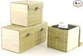 BambooMN Granulated Bamboo Charcoal Odor Absorber Bag in Decorative 4 Green Box 4 Sets