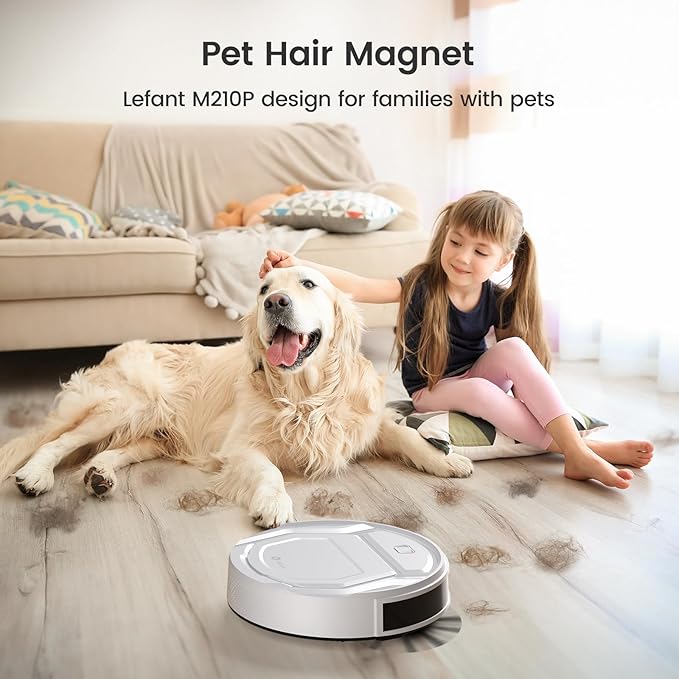 Lefant Robot Vacuums 2200Pa Strong Suction 120 Min Runtime