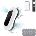 Smart WinbotWindow Cleaning Robot with Dual Water Spray Automatic Window Cleaner Robot for Windows/Tiles/Glass Door3000Pa Suction Power Edge Detection TechnologyAPP&ampRemote Control Washer