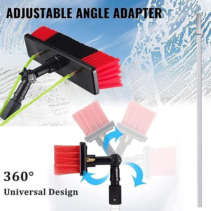 Window Cleaning Telescopic Pole 10m Water Fed Extendable Brush Suitable for Cleaner Conservatory Roof Photovoltaic Panel Cleaning (6m/20ft)