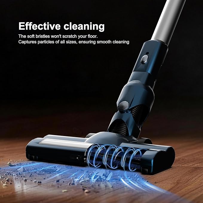 Corded Stick Vacuum Cleaner for Home Pet Hair &amp Hard Floors500W 16.7Ft Power Cord Ultra-Lightweight Vacuum Cleaner with Powerful Suction for Tile and Low-Pile Carpet Handheld Vac(VA002)