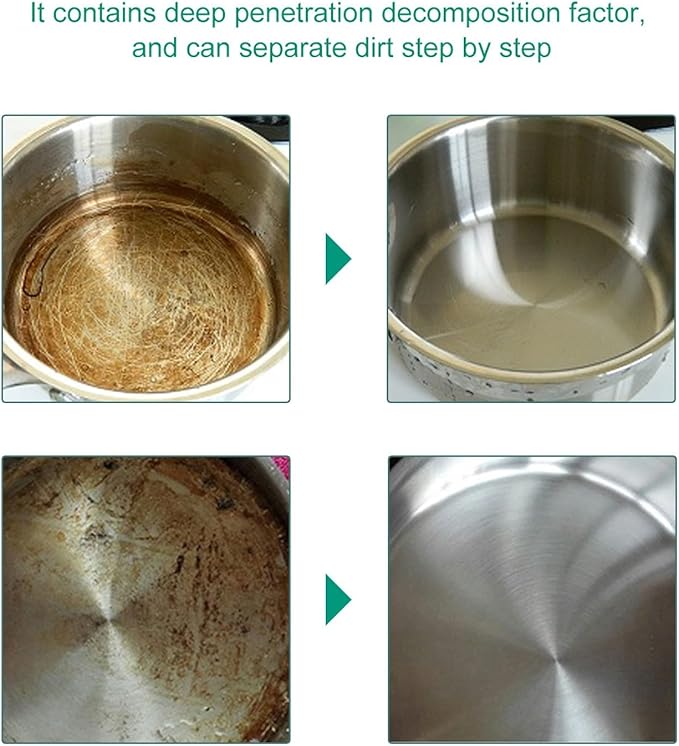 Duty Kitchen Grease Foam Cleaner - Multi-Purpose Degreaser For Stovetops &amp Cookware Deep Cleaning Formula(2PCS)