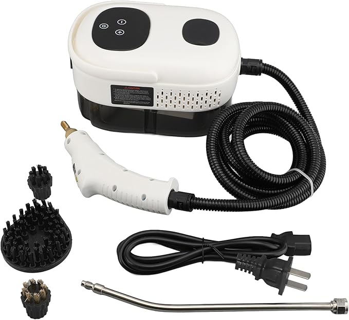 Handheld Steam Cleaner 2500W Professional Portable Intelligent Steam Cleaner High Temperature Pressurized Steam Cleaner for Home Car Tile Grout Furniture (US