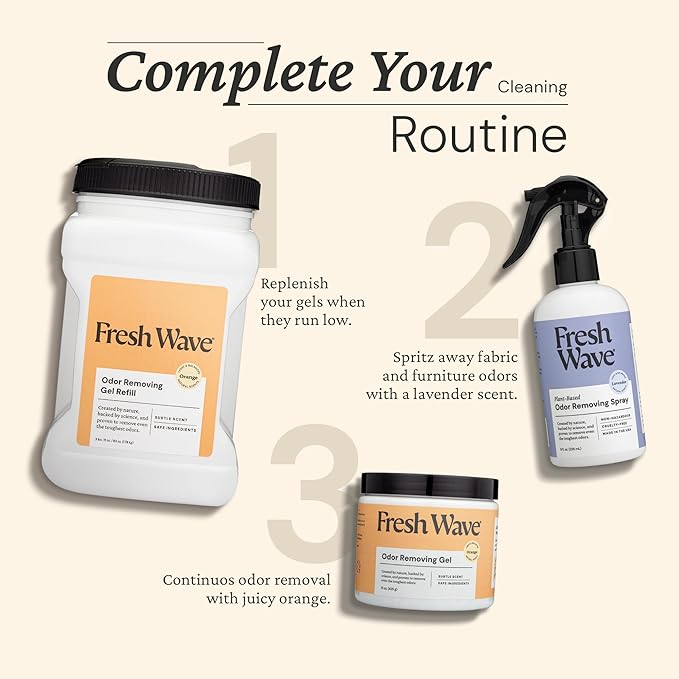 Fresh Wave Orange Odor Removing Gel Refill 63 oz