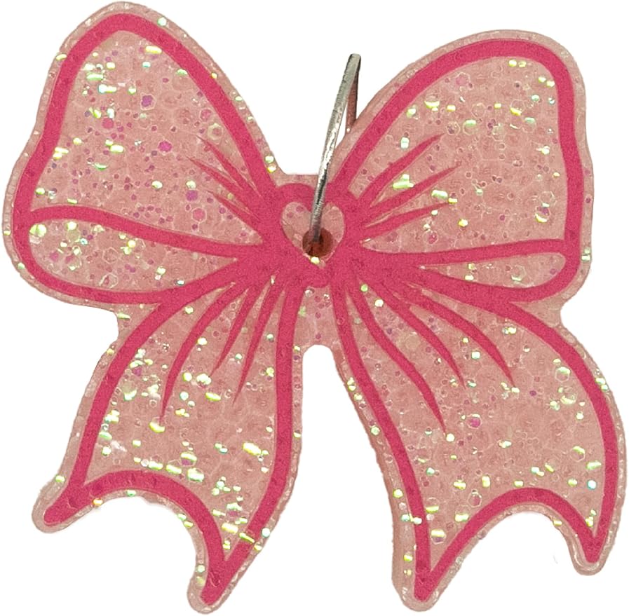 Simply Southern Air Fresheners - Great for Car Closet Bathroom Small Spaces - Decorative Hanging Scents (Bow Apple &amp Honey)