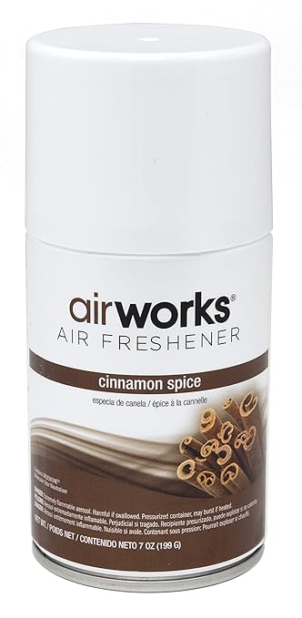 Hospeco Hospeco Health Gards 07906 Cinnamon Metered Aerosol Air Freshener 7 oz Can (Case of 12)