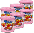 (Pack of 6) TreeFrog Gel-Typed Automotive Air Freshener (Peach)