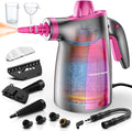 LABIGO Steam Cleaner Pressurized Handheld Multi-Surface Natural Steam Cleaner with 12pcs Accessory &amp Safety Lock Portable Steamer for Cleaning Home Kitchen Bathroom Car Upholstery Grout Wi