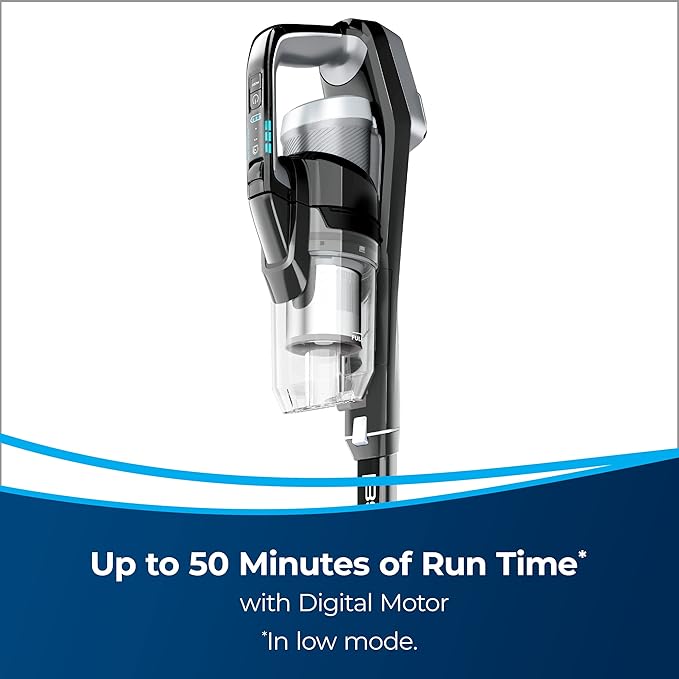 Bissell ICONPet Turbo Vacuum with Powerful Turbo Boost Suction Tangle Free Brush Roll &amp Parking Break LED Crevice + Dusting Brush Tool LED Motorized TurboBrush Tool &amp Wall Mount. Color Ma