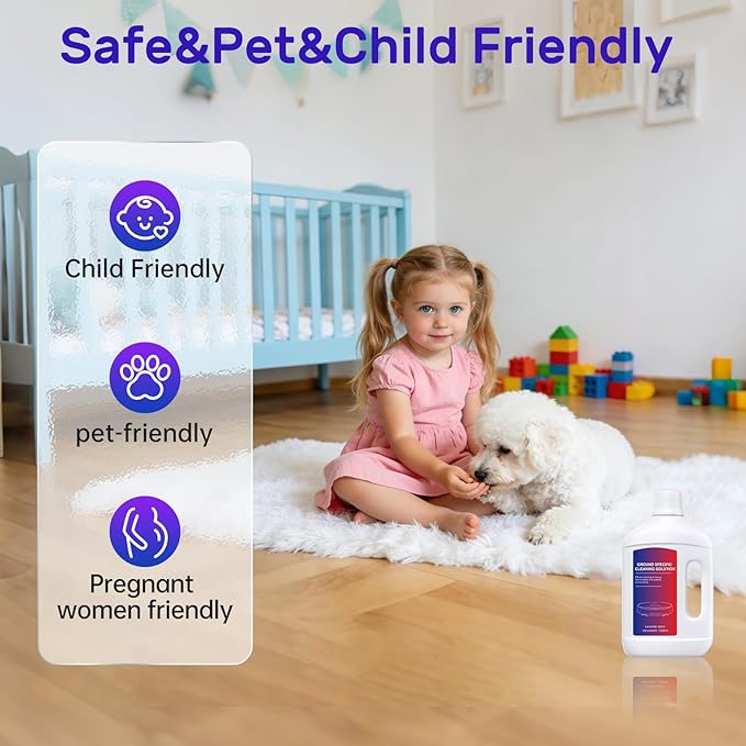 Lavender Floor Cleaning Solution 1L Compatible with Dreame Wet &amp Dry Vacuum and Robot Residue &amp Streak FreeSuitable for All Robot Vacuum Cleaners and Wireless Wet Dry Dual-Use Vacuum Cleaner