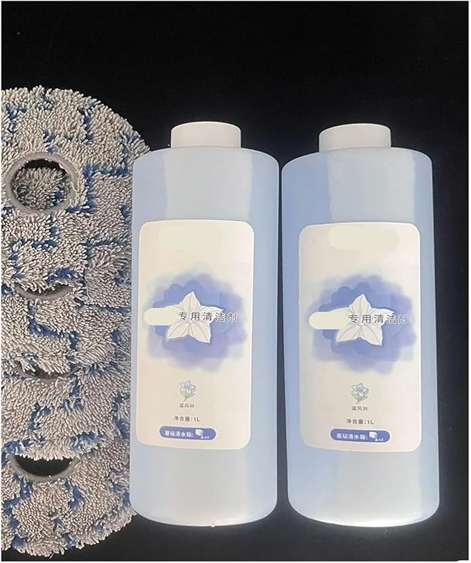 Compatible For ECOVACScleaning FluidCompatible For DeebotLiquid T20 N9＋T10 OMNI/T10 TURBO/X1 OMNI/X1 TURBO X2/X2 Pro T20 Floor Cleaning Solution Liqui(3PCC)