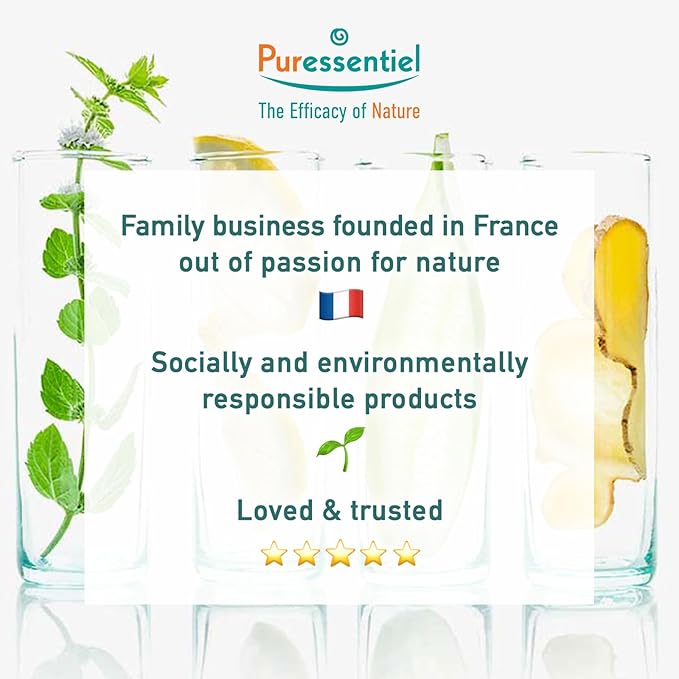 Puressentiel Purifying Air Freshener Spray - Room Spray with 41 Essential Oils - Eliminate Odors without Synthetic Chemicals - Multi-Use - 6.75 oz