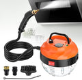 Steam Cleaner Pressurized Handheld Steam Cleaner for Home Multipurpose Steamer for Cleaning Floor/Car/Bathroom/Shower/Upholstery/Grout/Window/Grease 10s Heat Up Steam Adjustable