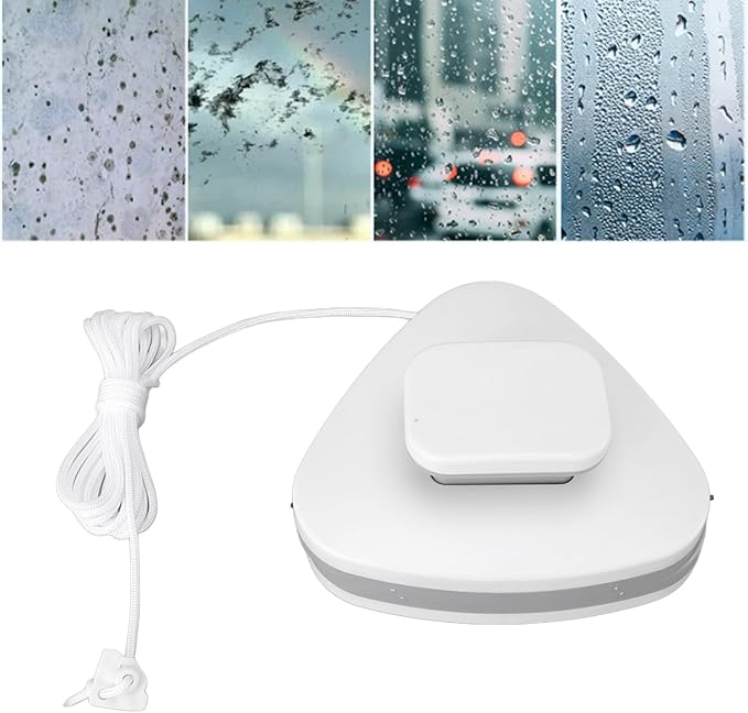 Magnetic Window Tool Anti Drop Shape Double Sided Glass Cleaner for Home (8-15)