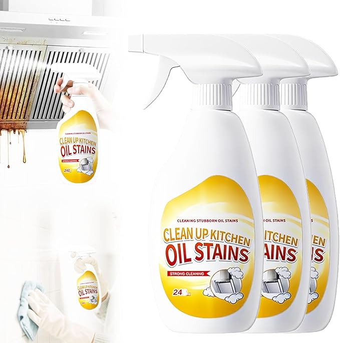 Heavy Duty Degreaser 2026 Kitchen Heavy Duty Cleaner Spray Portable Degreasing Spray All-Purpose Kitchen Pots and Pan Cleaner for Appliances Countertops Range Hoods (3)