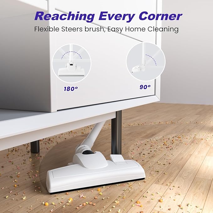 Vaccum Cleaner for Home Corded Stick Vaccum 600W 22KPA for Pet Hair Handheld Vaccum Ultra-Light the Elderly and the Young Friendly Hardwood Floor Lightweight Vaccum for Dorm Apartment Essential