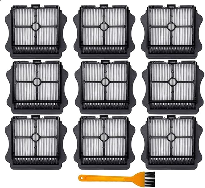 EtliN Compatible WithTineco Floor ONE S5 /LCD/LED Cordless Wet Dry Vacuum Cleaner Set Replacement Brush Roller and Vacuum HEPA Filter Accessori(Color:9PCS)