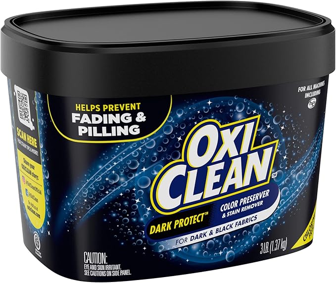 OxiClean Dark Protect Laundry Booster Laundry Stain Remover for Clothes 3 Lbs