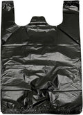 200 Counts Kitchen Garbage Bags and 1.8mil Thick Black Trash Bag with Handles 14x21.6 Inch 3-4 Gallon Picnic Kitchen Daily Use Bedroom Waste Bin Garbage Bags Bulk Bags