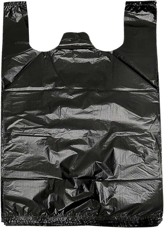 200 Counts Kitchen Garbage Bags and 1.8mil Thick Black Trash Bag with Handles 14x21.6 Inch 3-4 Gallon Picnic Kitchen Daily Use Bedroom Waste Bin Garbage Bags Bulk Bags