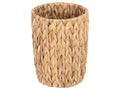 StorageWorks Wicker Waste Basket Small Trash Can for Bathroom Water Hyacinth Trash Basket for Office Wicker Garbage Can for Bedroom Round 1 Pack