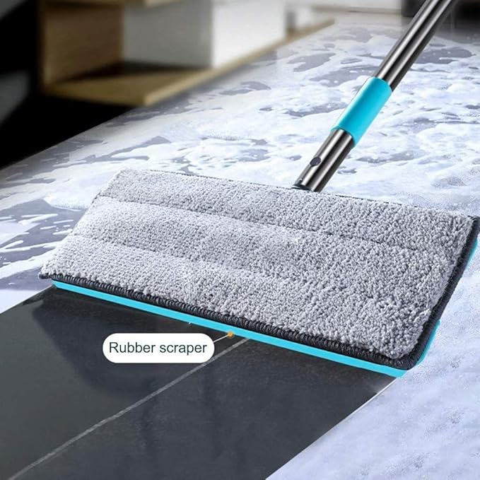 Self-Cleaning and Squeeze Multi Purpose All-in- 360 Degree Rotatable Flat Floor Mops Microfiber Cloth Pad