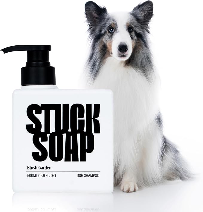 Vegan Dog Shampoo - Inspired by K-Beauty Luxury Spa Care Long-Lasting Scent High-Concentrate Rich Lather Deep Cleaning &amp Odor Control 500ml (Blush Garden)
