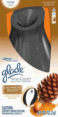 Glade Sense and Spray Starter Cashmere Woods 0.43 Ounce