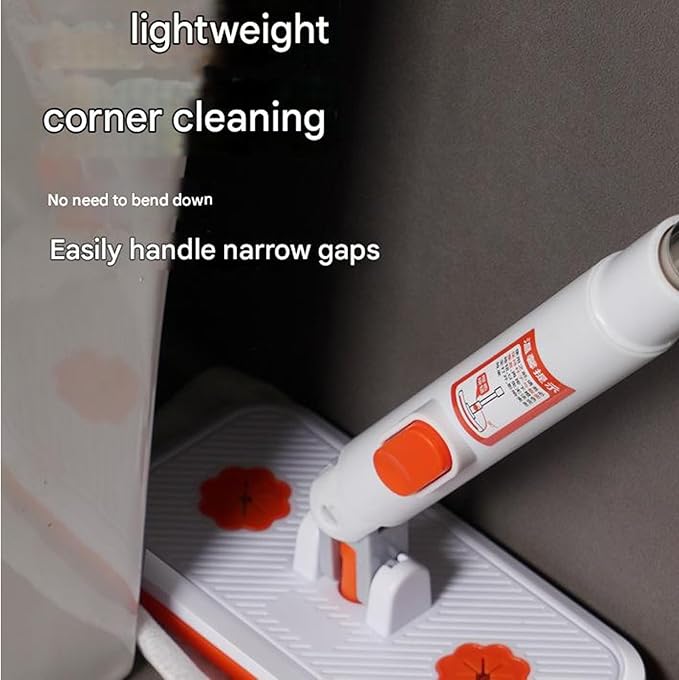 Multipurpose Home Cloth Mop with Stainless Steel Handle for Wet and Dry Efficient for Tight Space Hard Floor