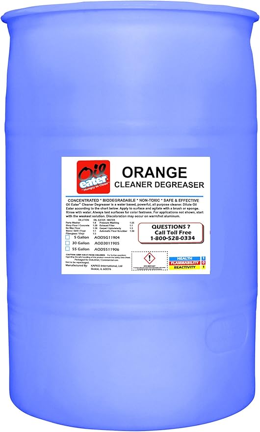 OIL EATER Orange Cleaner/DEGREASER 55 GAL Bucket