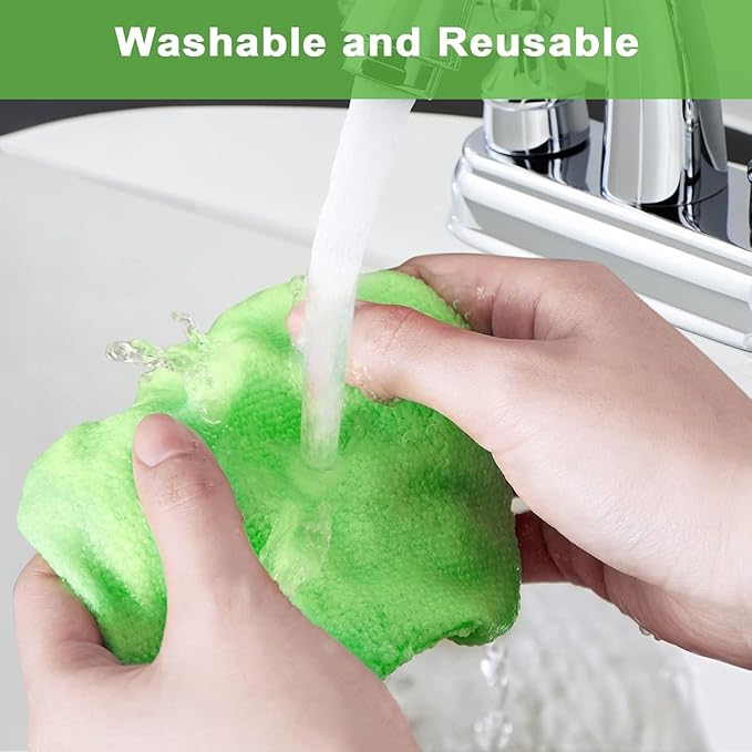 Extendable car Window Cleaner Upgraded with a Large Head and 4 Microfiber Pads Suitable for car interiors and Home Windows.