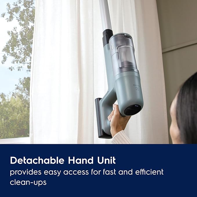 Electrolux Ultimate600 Cordless Stick Vacuum with PowerPro Bristle Nozzle and Larger Dust Bin Capacity 50-Minute Run Time 3 Power Modes Ocean Green